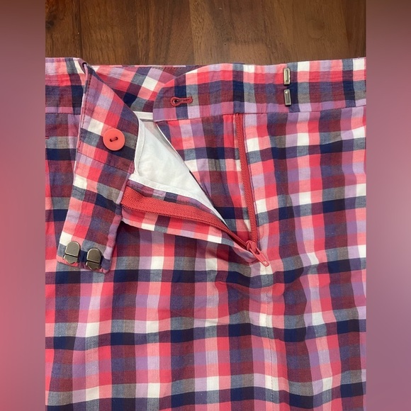 Theory “Evan” Plaid Women's Skirt - Pink and Blue. Size 4 - Picture 8 of 9